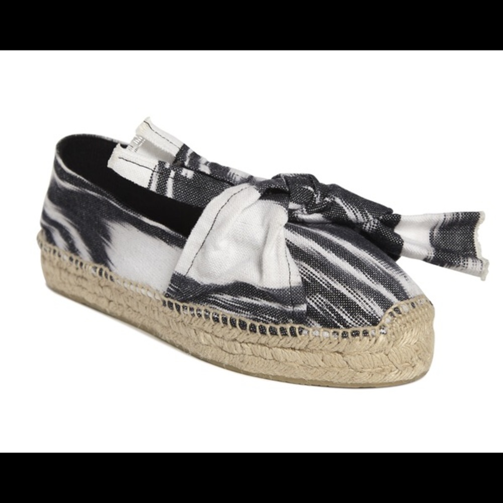Esparta Black & White Espadrilles